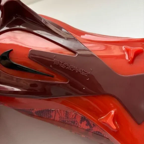 Nike Alpha Menace 4 Elite NRG football cleats red orange FQ4046-600 Mens sz 10.5 - Picture 10 of 14